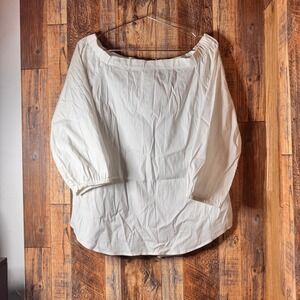 White House Black‎ Market Womens Off Shoulder Blouse Top Size M